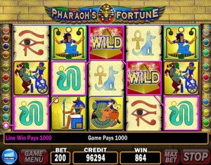 Pharaohs fortune fruit machines