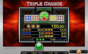 triple chance fruit machine